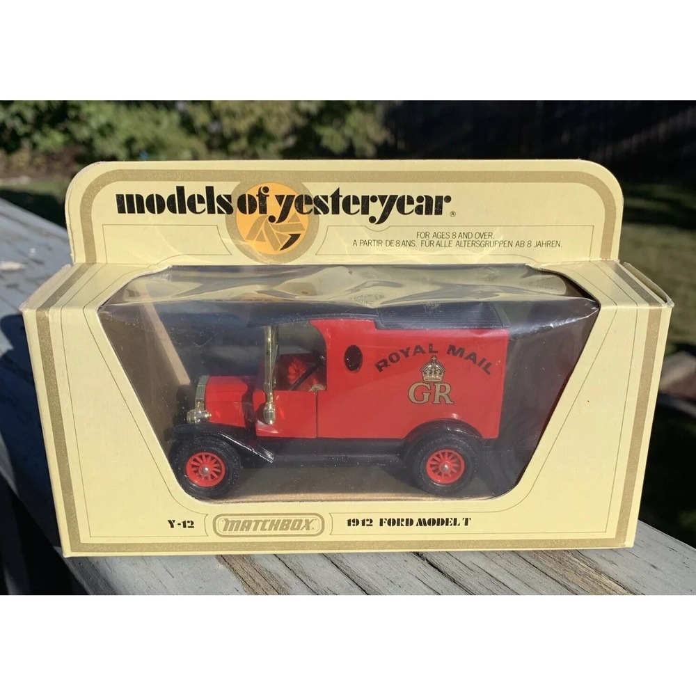 Matchbox Models Of Yesteryear Red 1912 Ford Model T Royal Mail 1:35  Y-12 1978